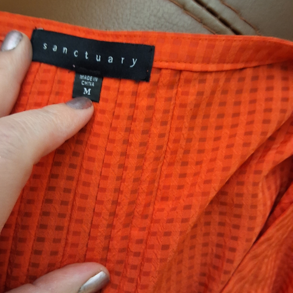 Sanctuary Women's Orange Blouse - Picture 5 of 8